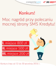 Konkurs „Moc nagród przy polecaniu mocnej strony SMS Kredytu”