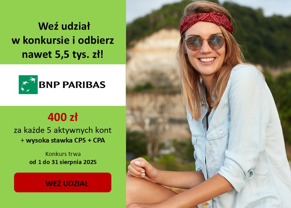 Regulamin konkursu BNP Paribas – sierpień 2025