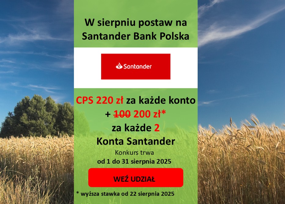 Regulamin konkursu “Sierpień z Kontem Santander”