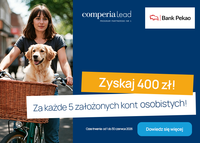 Czerwiec pod znakiem Banku Pekao S.A. Zgarnij bonus 400 zł za każde 5 założonych kont osobistych