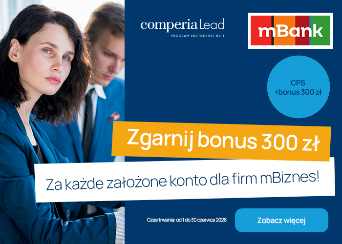 W czerwcu postaw na mBank. Zyskaj aż 300 zł za każde konto firmowe