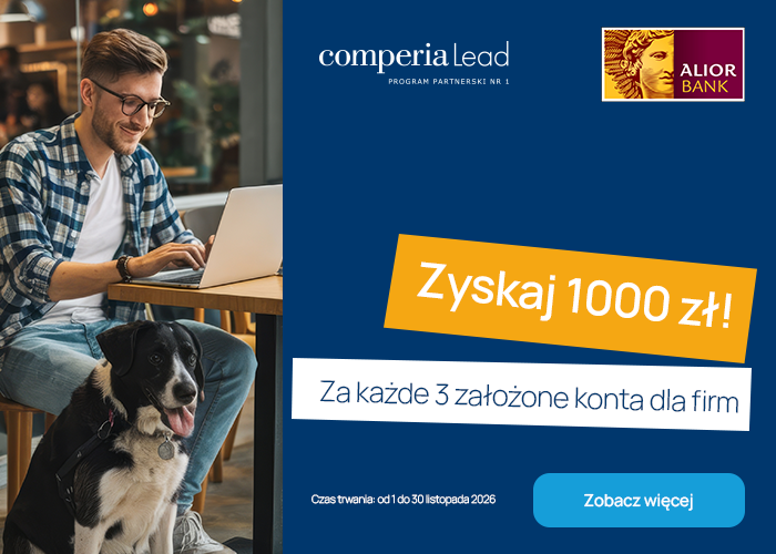 Promuj produkty dla firm Alior Banku. W listopadzie zgarnij 1000 zł za każde 3 założone iKonta Biznes